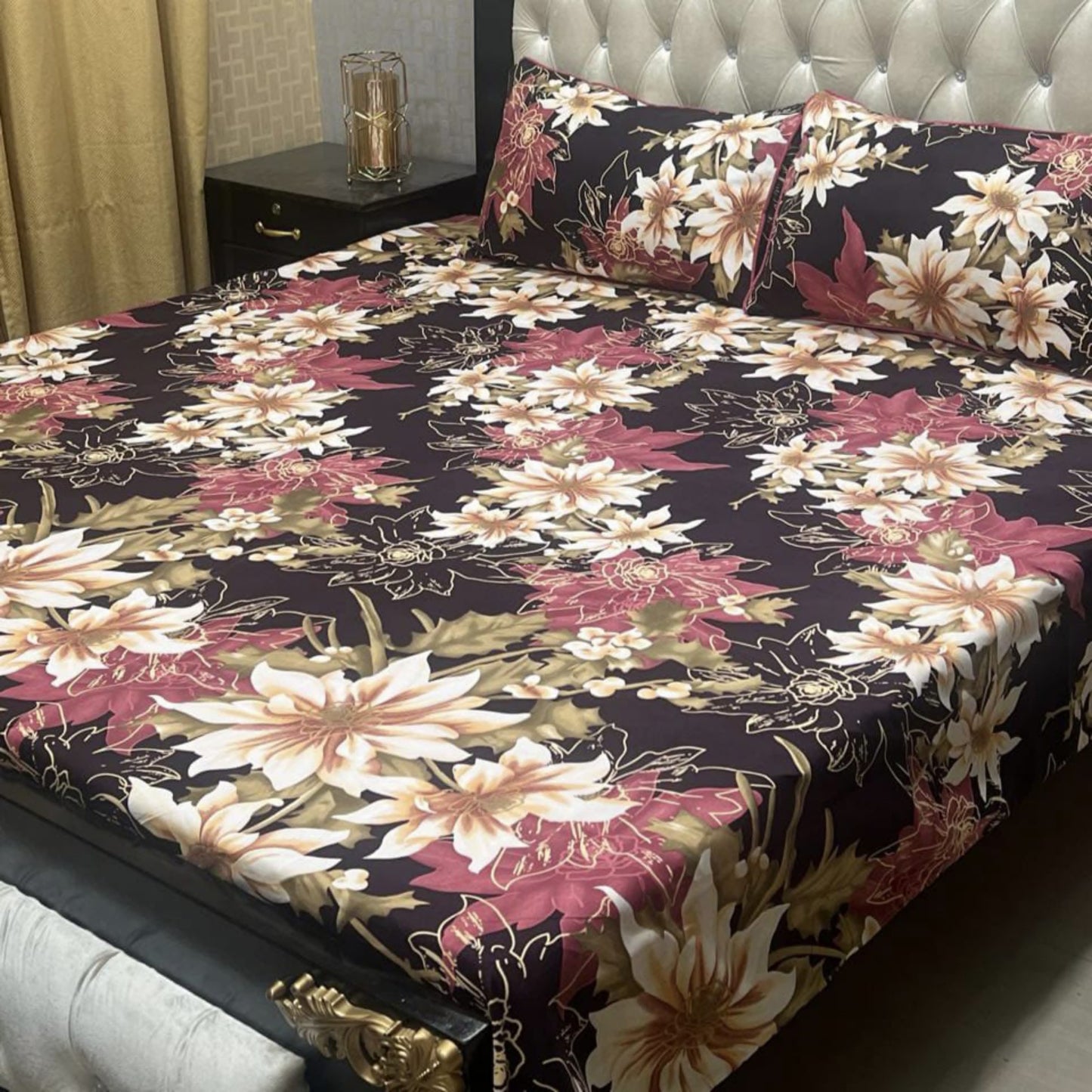 Crystal Cotton Bedsheet Floral 25