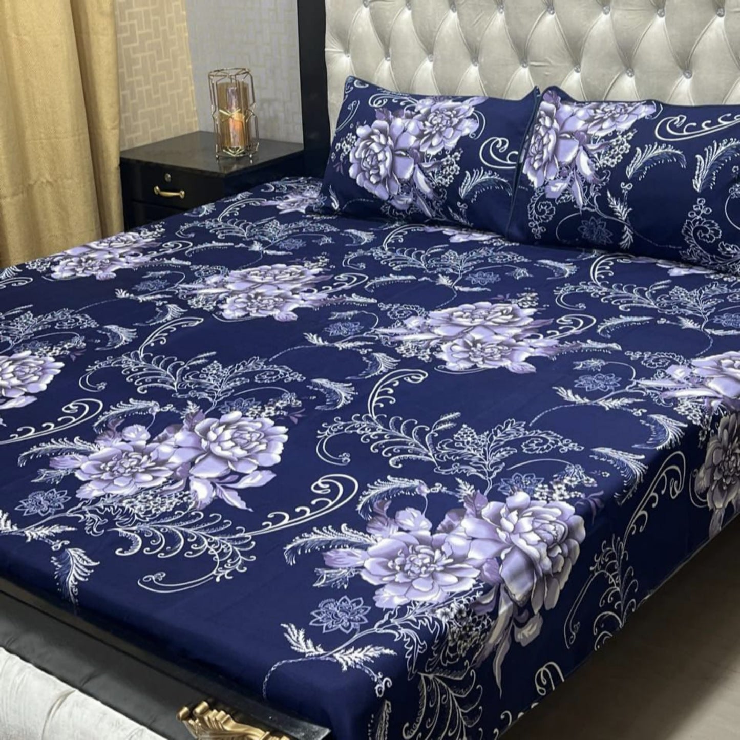 Crystal Cotton Bedsheet Floral 28