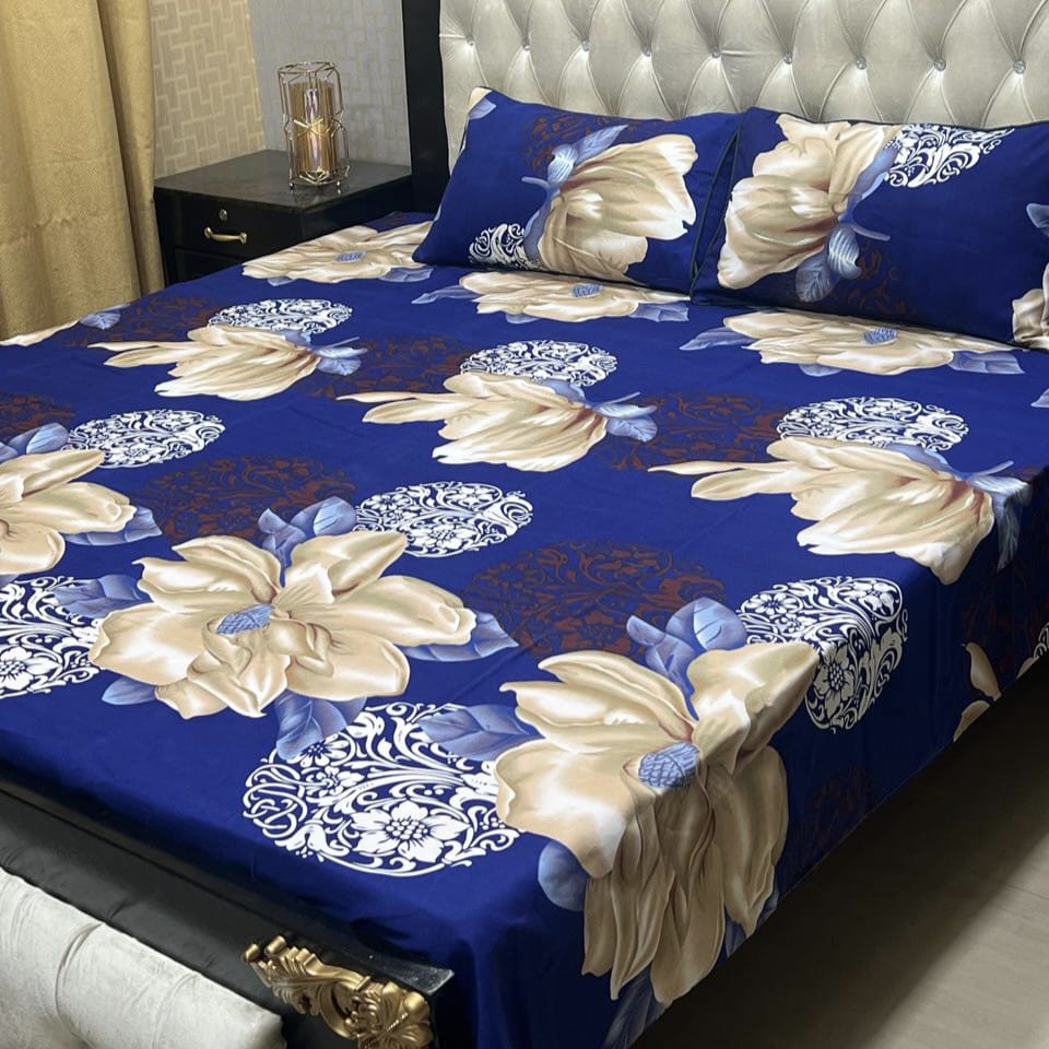 Crystal Cotton Bedsheet Floral 40