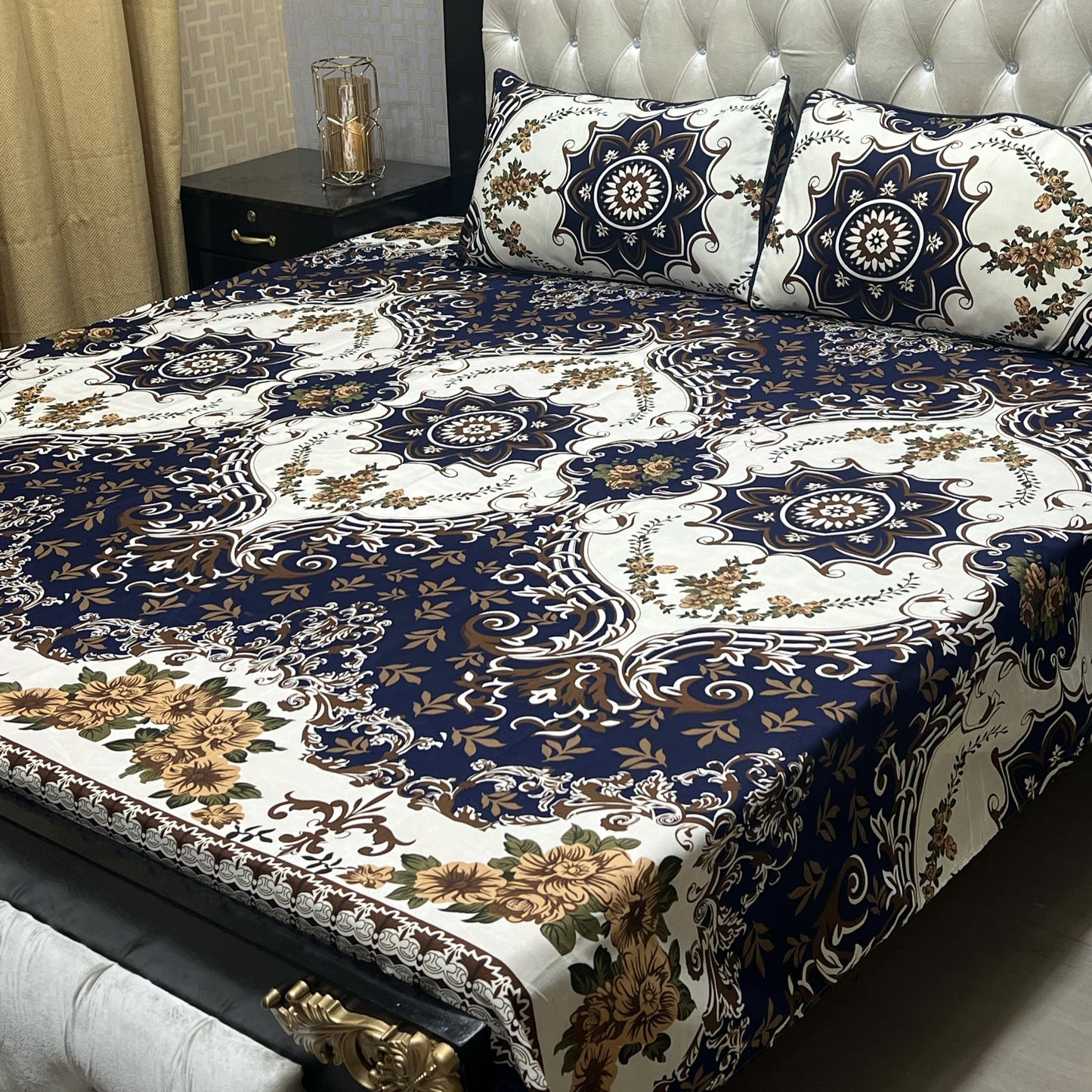 Crystal Cotton Bedsheet Floral 44