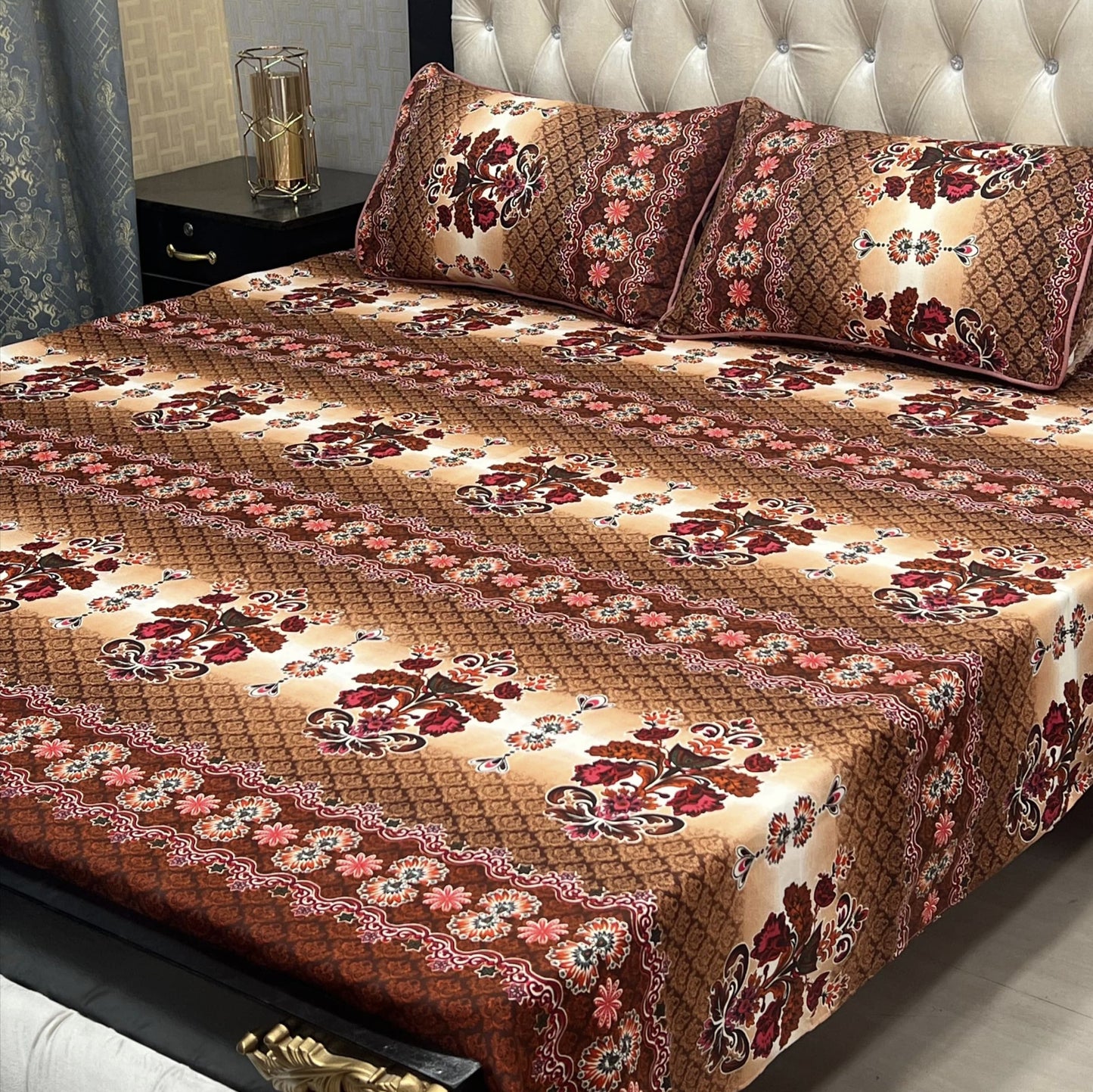 Crystal Cotton Bedsheet Floral 60