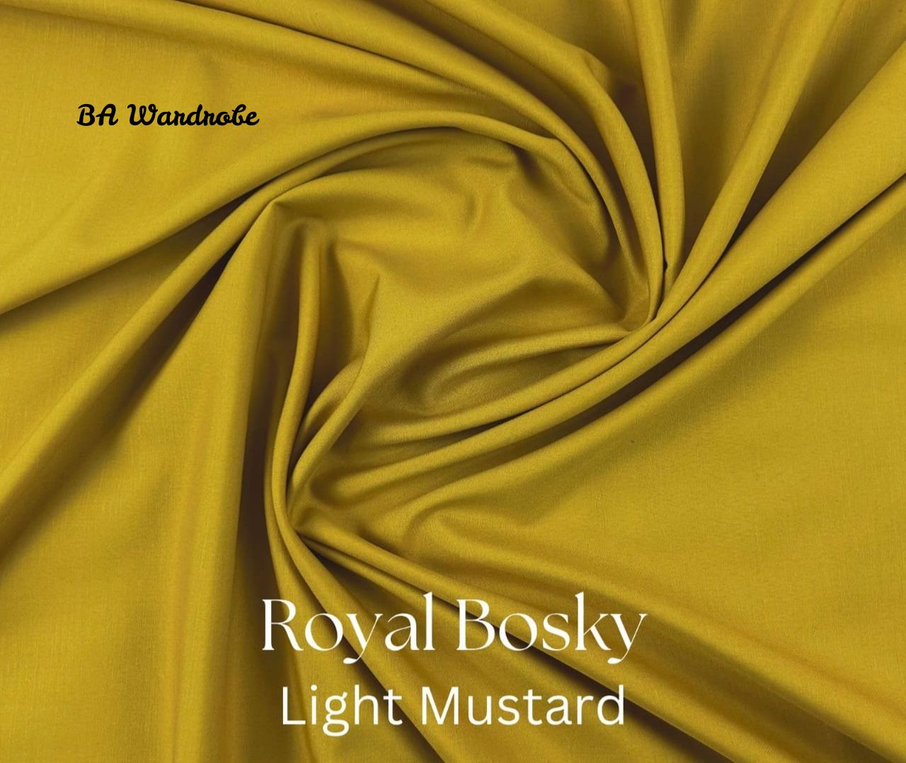 Premium Wash n Wear – Light Mustard