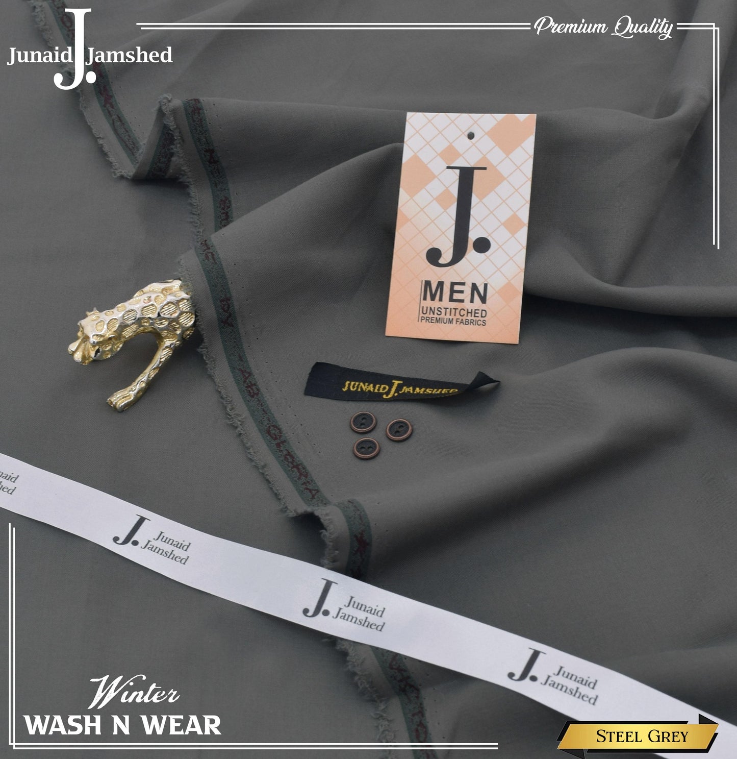 Premium Wash n Wear – Steel Grey