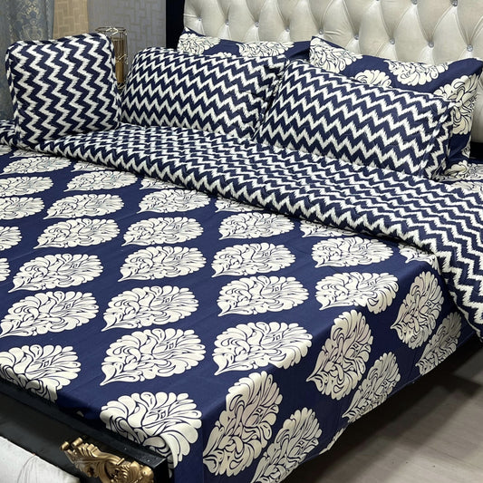 BA Wardrobe™ Comforter Bedsheet - Blue&White