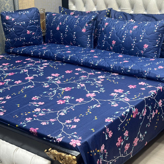 BA Wardrobe™ Comforter Bedsheet - Blueflora