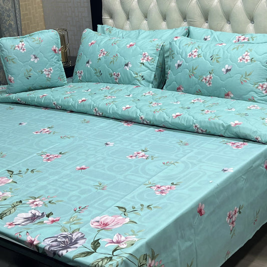 BA Wardrobe™ Comforter Bedsheet - SeaGreen
