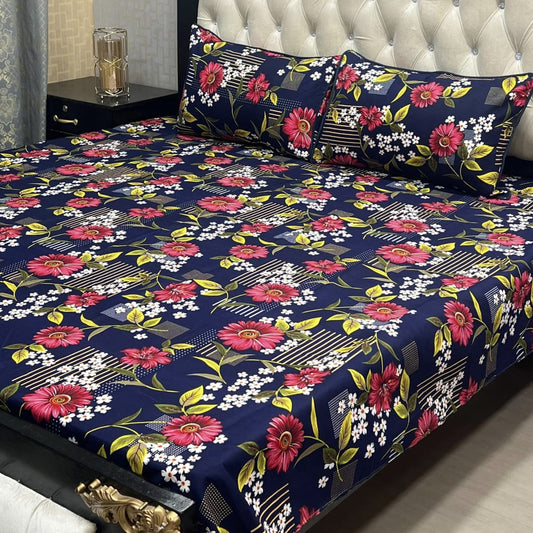 Crystal Cotton Bedsheet Floral 3