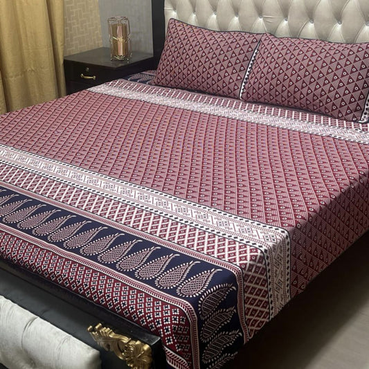 Crystal Cotton Bedsheet Floral 18