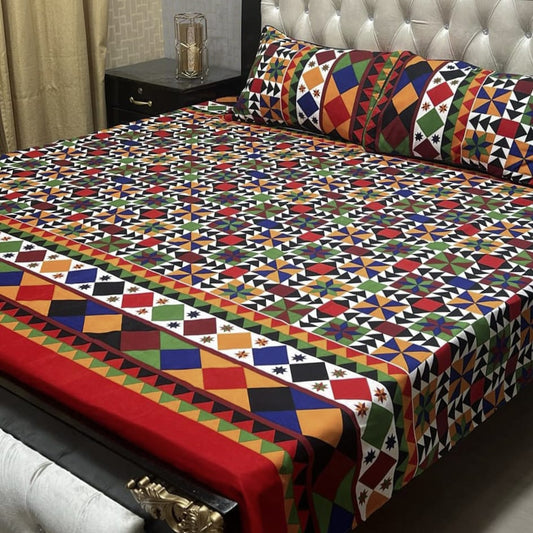 Crystal Cotton Bedsheet Floral 32