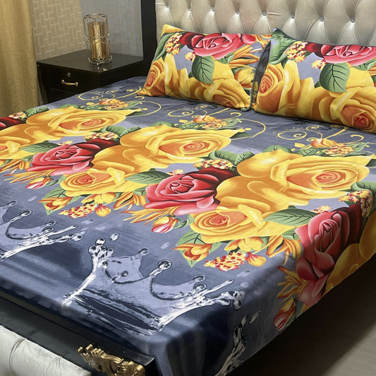 Crystal Cotton Bedsheet Floral 37