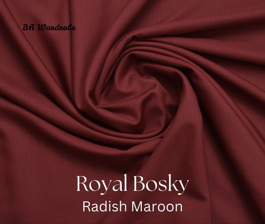 Premium Wash n Wear – Radish Maroon